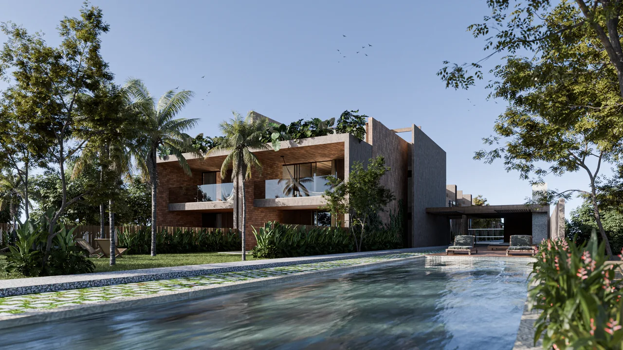 Bloco do Puã Villa de Praia junto à piscina